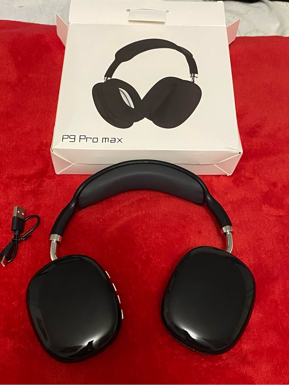 Wireless Over-Ear Headphones P9 Pro Max - Black